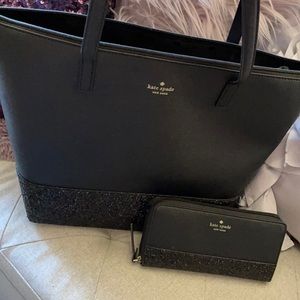 Kate Spade Greta Court Tote w/matching Neda Wallet